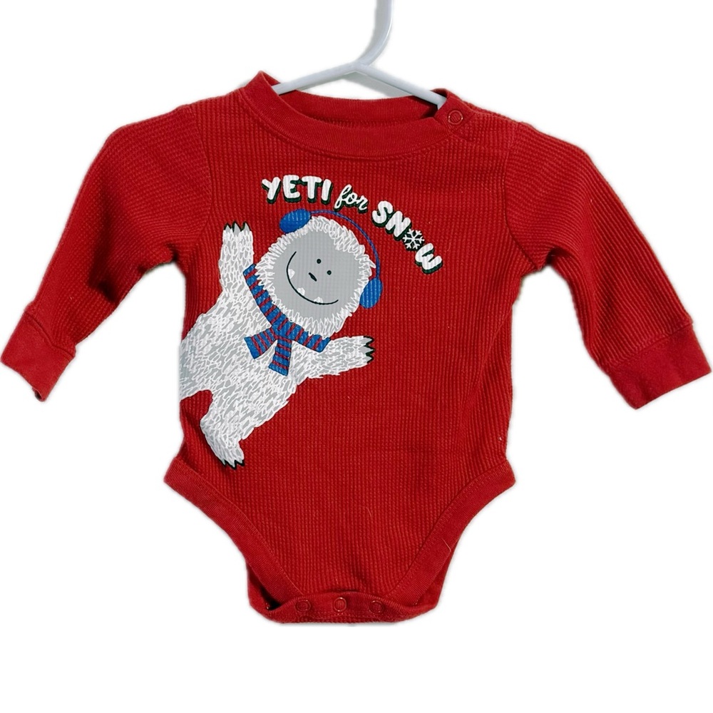 Garanimals Red Yeti for Snow‎ Bodysuit